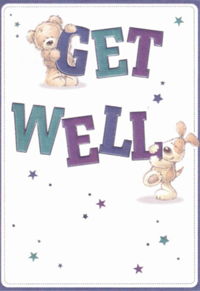 This get well card radiates gentle encouragement-a thoughtfully illustrated scene that brings the friendliness of Bermondsey to life. At its heart, a fuzzy bear and playful puppy share a moment of joy beneath a flurry of vibrant stars, their textures rendered with an inviting softness that nearly extends beyond the page. Large, confident type in deep purples and fresh aquas anchors the card, turning the simple message into a beacon of assurance against an airy, white background, much like the inviting spaces near Bermondsey Square. Every element feels composed with intention-from the brush strokes in the characters' fur to the careful arrangement of whimsical stars, echoing the way a local florist places each bloom for healing effect. Sending this card together with a thoughtful bouquet from a Bermondsey Florist is more than a gesture-it's an act of community care, bringing a burst of light, hope, and neighbourhood solidarity into someone's recovery. With a mood that's light, soothing, and genuinely optimistic, this card is perfect for supporting loved ones throughout SE1.